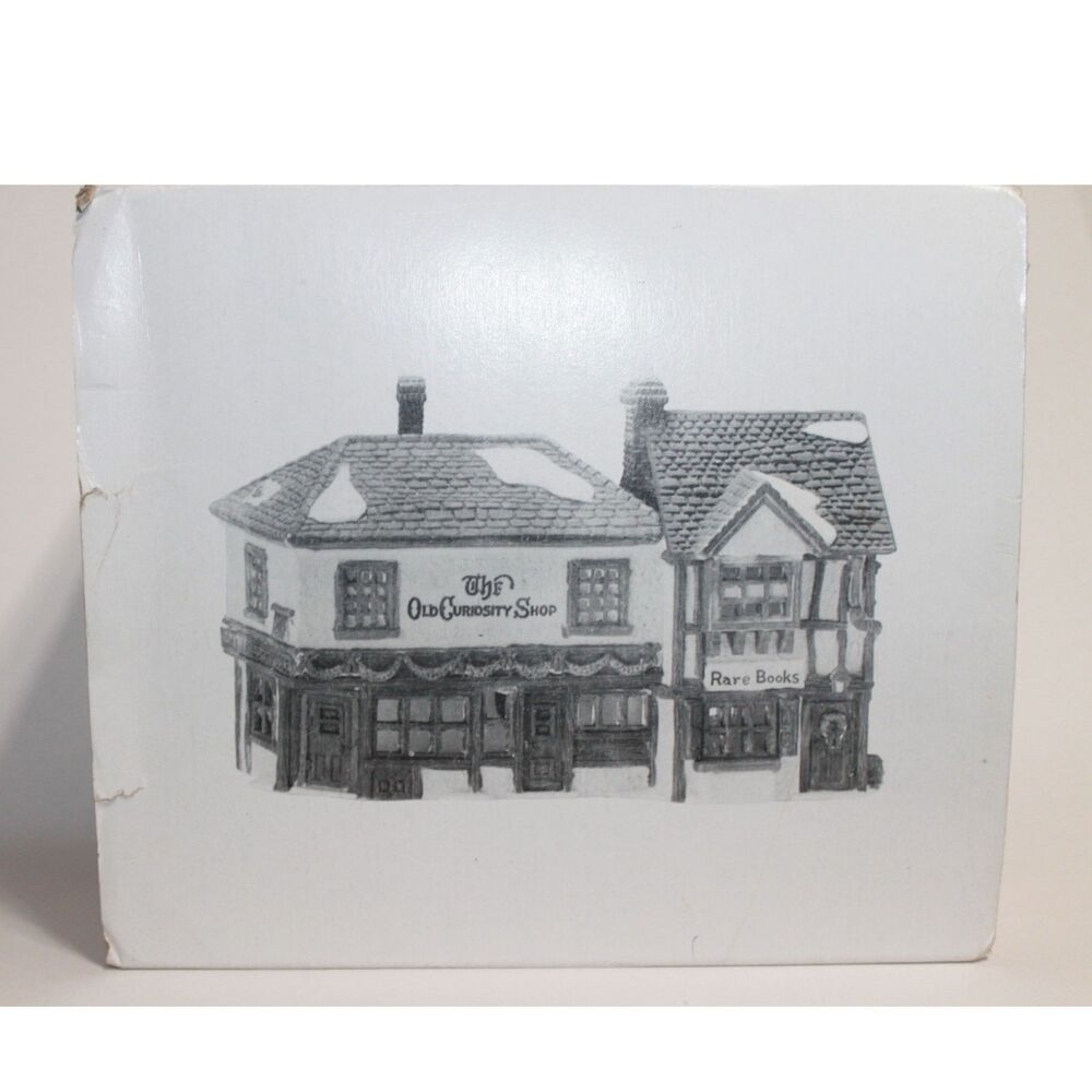 Dept. 56 Dicken's XMAS Village The Old Curiosity Shop Porcelain Building
